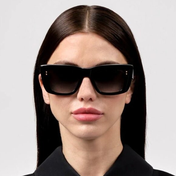 NEW  DITA SUNGLASSES BLACK CAT EYE WOMEN EYEWEAR DITA - Picture 3 of 4